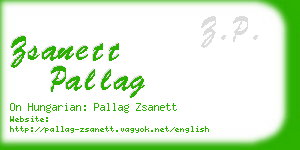zsanett pallag business card